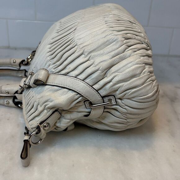 Coach Madison Sophia Gathered Leather Convertible Satchel - Picture 10 of 16